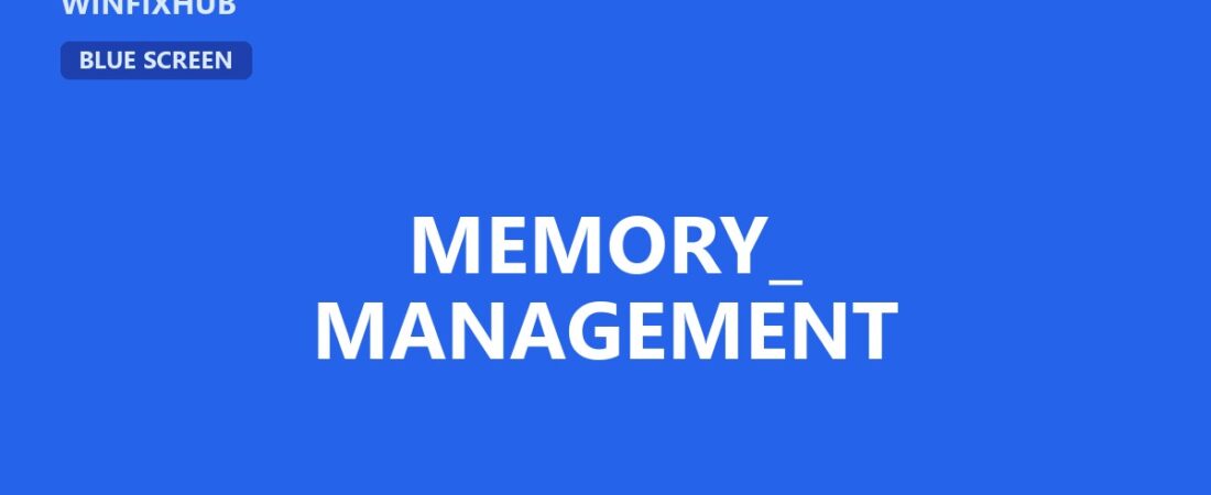 MEMORY_MANAGEMENT: causas y solución